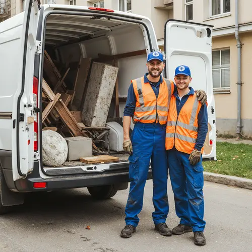 Извозване на стара спалня до сметището за мебели
